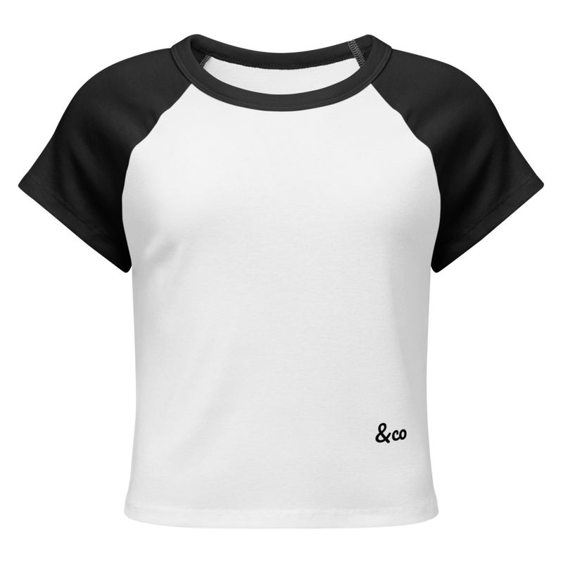 Women’s micro rib raglan baby tee